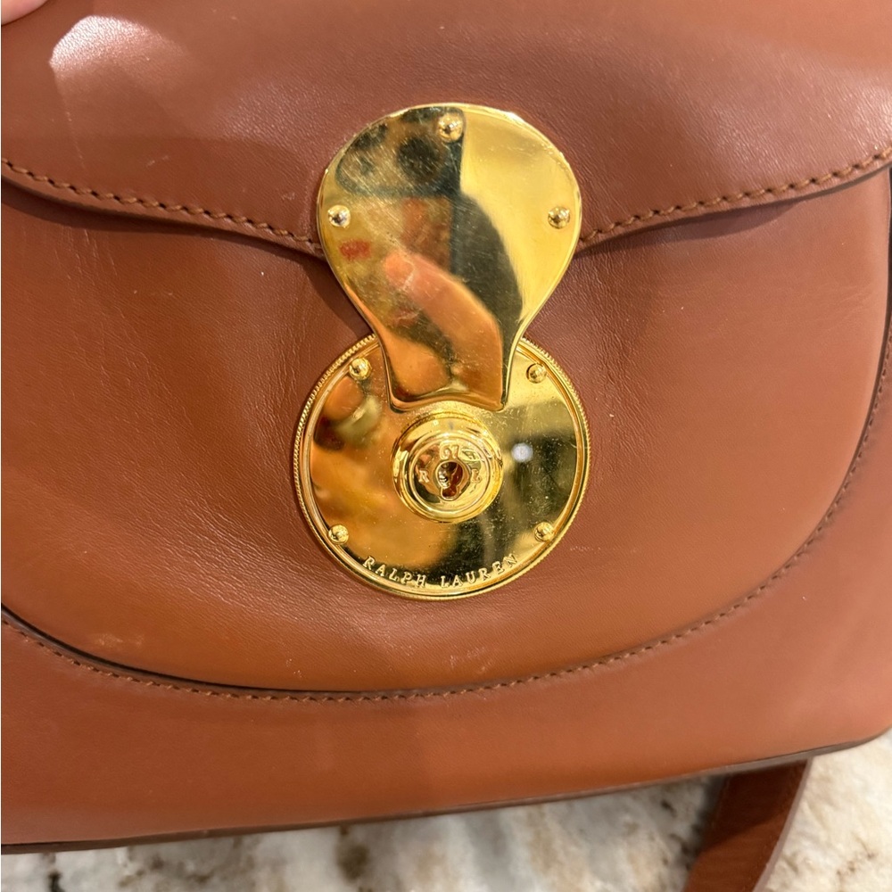 Like new The Ralph Lauren Collection Ricky large hobo bag calfskin leather - Picture 11 of 16
